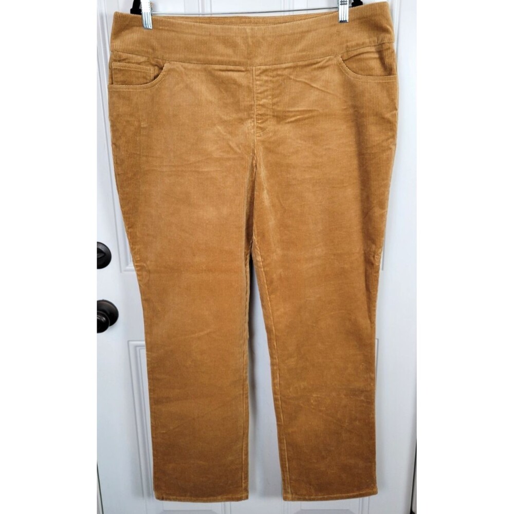 Denim & Co Womens Plus Size Corduroy Bootcut Pants Size 20W